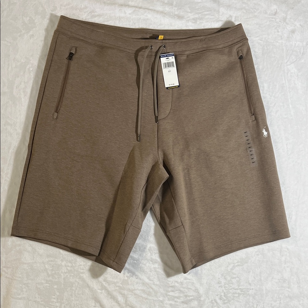 Polo by Ralph Lauren Men's Taupe Athletic Shorts